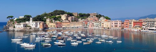 Harbour in Baia del Silenzio bay