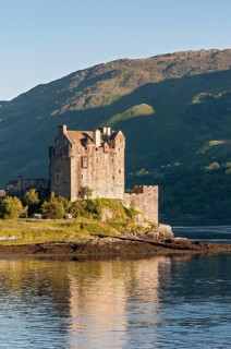 Eilean Donan Castle at the meeting point of Loch Duich