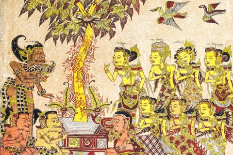 Traditional Kamasan painting