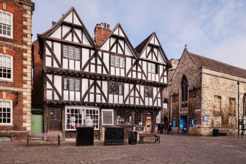 Medieval building in Castle Square