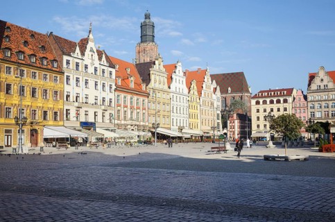 Market square Rynek we Wroclawiu
