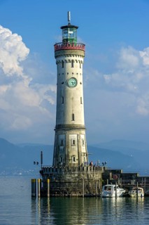 New lighthouse at the port entrance