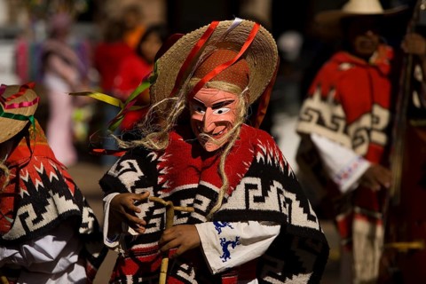 Dancers at the Danza de los Viejitos