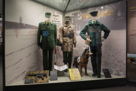 Historic uniforms of German border police and customs officers