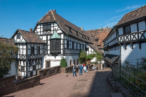 First yard of the Wartburg castle