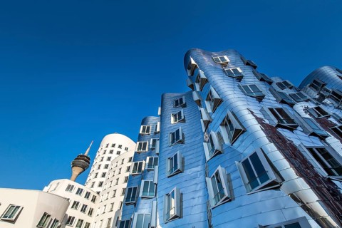 Neuer Zollhof or Gehry Bauten buildings