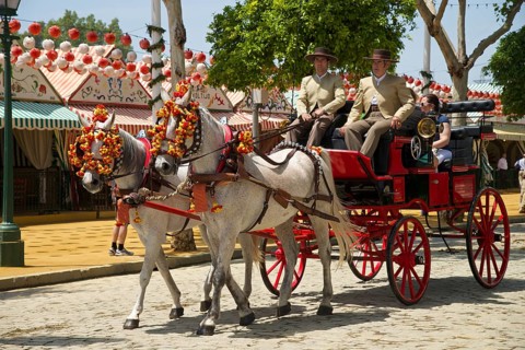 Carriage at the Feria de Abril