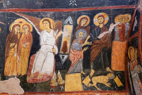 Frescoes in the St. John's Church or Karsi Kilise
