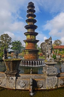 Fountains at the Tirta Gangga Water Temple