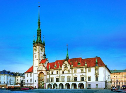Olomouc City Hall with astronomical clock