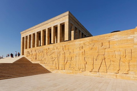 Ataturk Mausoleum with the Sakarya relief