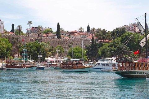 Port in the historic centre