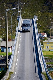Remoybrua Bridge on the Nordre Vaulen strait