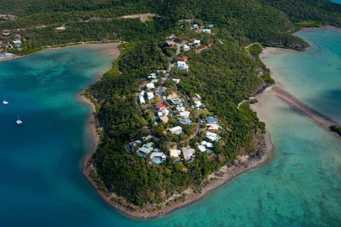 Aerial view of Airlie Beach