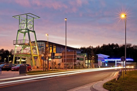 Autobahnraststatte Beverbach motorway service area on the A40