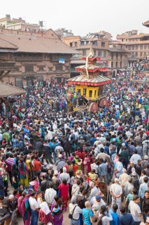 People at Taumadhi Tol square