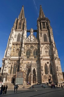 Main facade of the Regensburg Cathedral