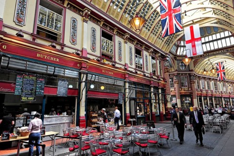 Historic shopping mall Leadenhall Market