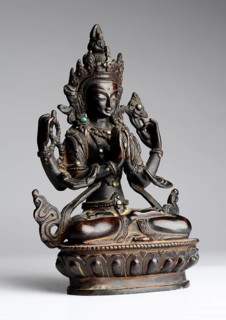 Old Buddha sculpture