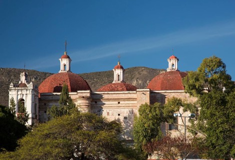The ruins of Mitla