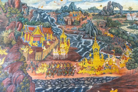 Ramakian mural