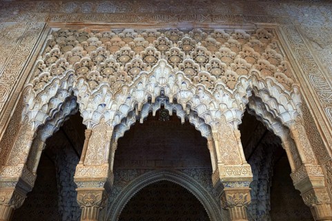 Arabesque Moorish stalactite or Mocarabe ceilings