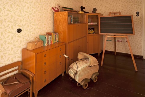 Original children's room of a family of magistrates from 1930-1960