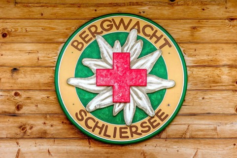 Logo of the Schliersee mountain rescue service