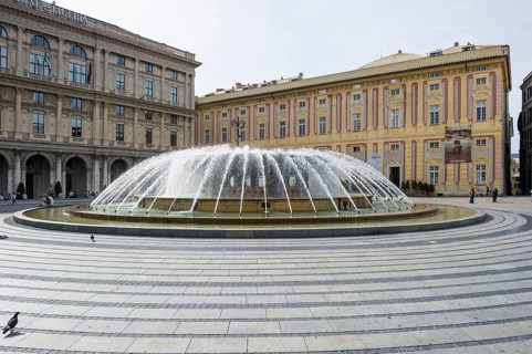 Piazza de Ferrari and Palazzo Ducale