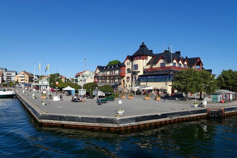 At the port of Vaxholm