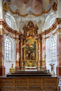 Interior in Rococo style