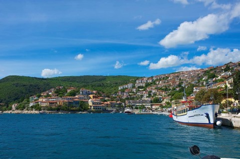 Townscape over the sea