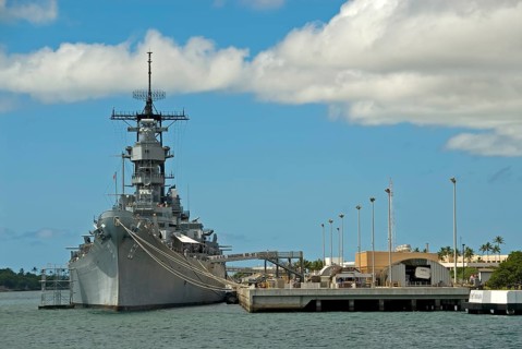 Harbour scene in Pearl Harbour