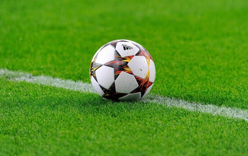 Adidas Champions League ball on the line