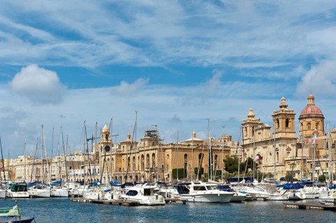 Vittoriosa yacht marina on the shores of Harbour Creek