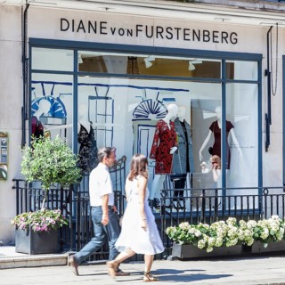 Store of fashion designer Diane von Furstenberg