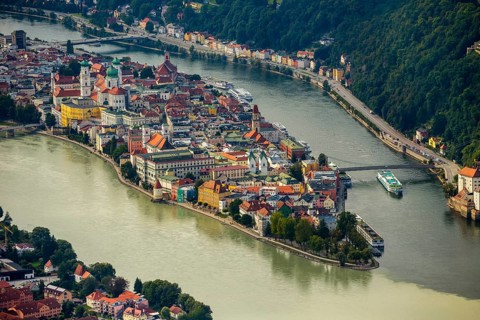 Historic centre of Passau with St. Stephen's Cathedral