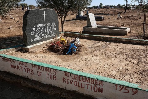 Grave to commemorate the dead of the Namibian Revolution 10 December 1959