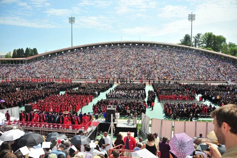 Graduation ceremony Cornell University Commencement