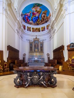 Altar of the baroque church