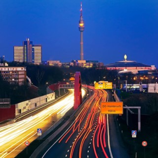 A40 motorway with Florian tower