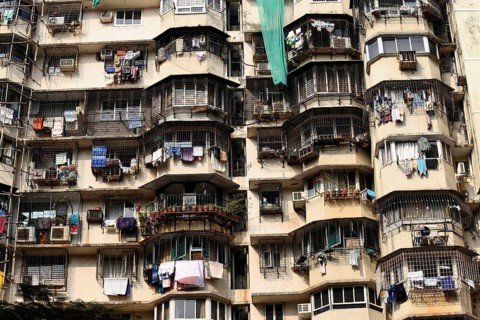 Typical residential house in Mumbai