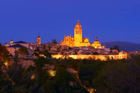 Cathedral at dusk