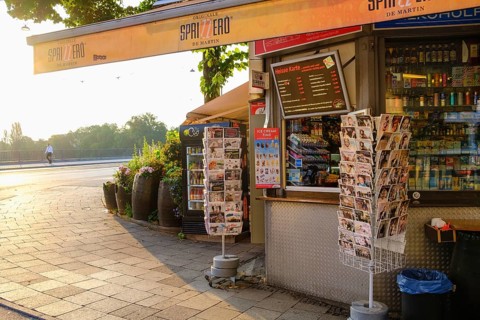 Kiosk at the Reichenbach Bridge