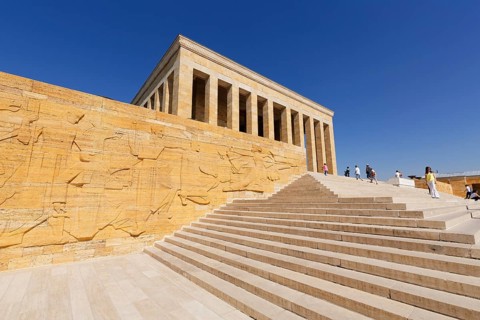 Ataturk Mausoleum with the Dumlupinar relief