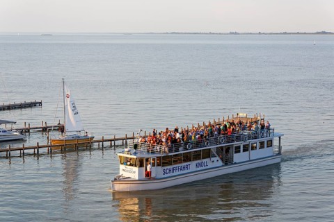 Excursion boat on Lake Neusiedl