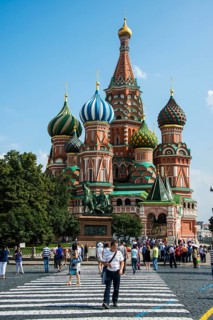 St. BasilÂ´s cathedral on the red square
