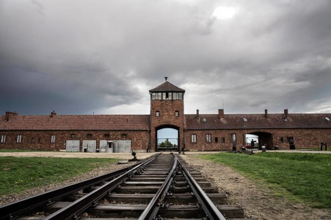 Main guard house and train tracks