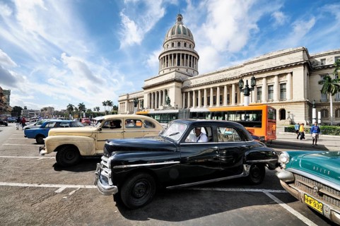 American classic car from the 50s