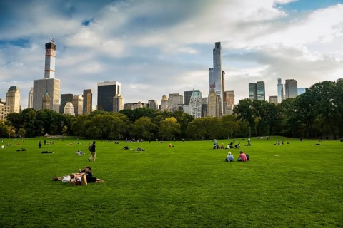 People on the Sheep Meadow
